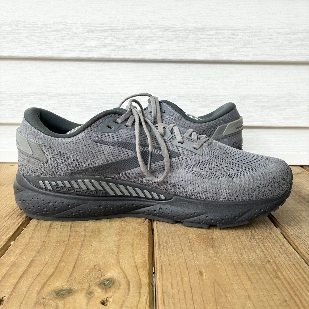 Brooks Beast GTS 24 Running Walking Supportive Comfort Shoes Gray Mens 14 - Picture 4 of 9